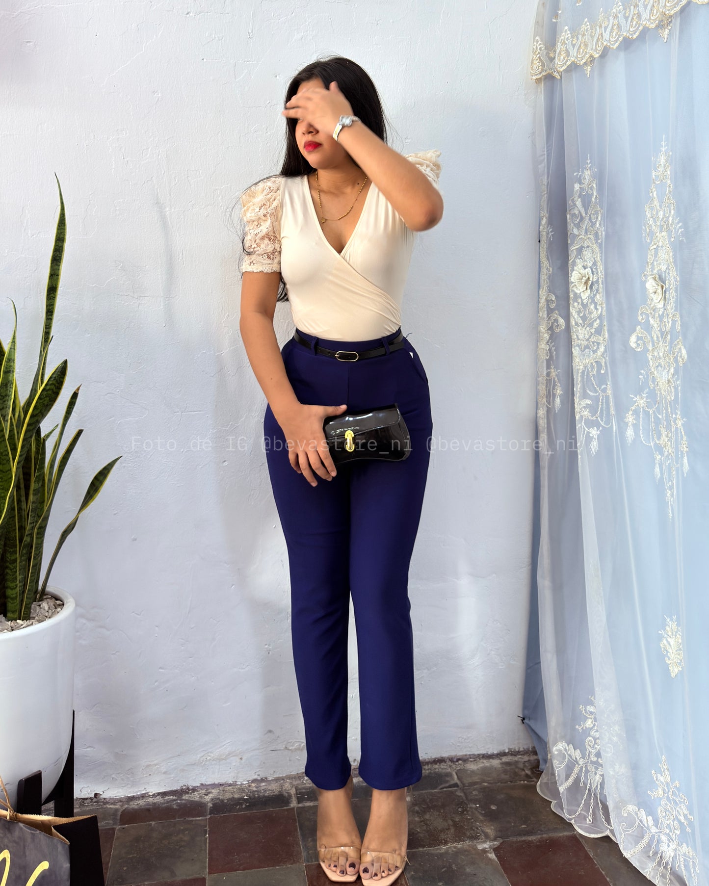 Pantalón Magaly azul