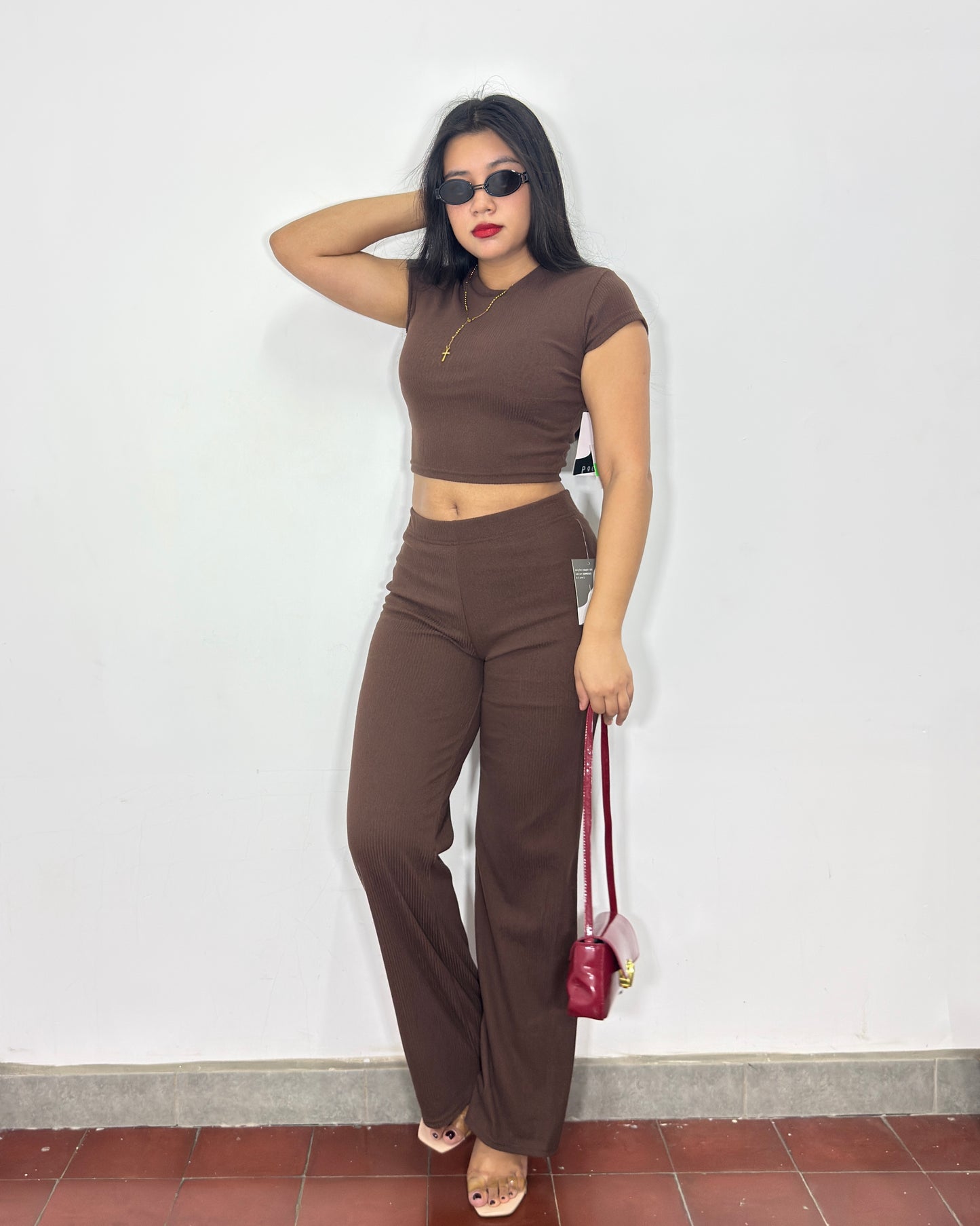 Conjunto Carolina café