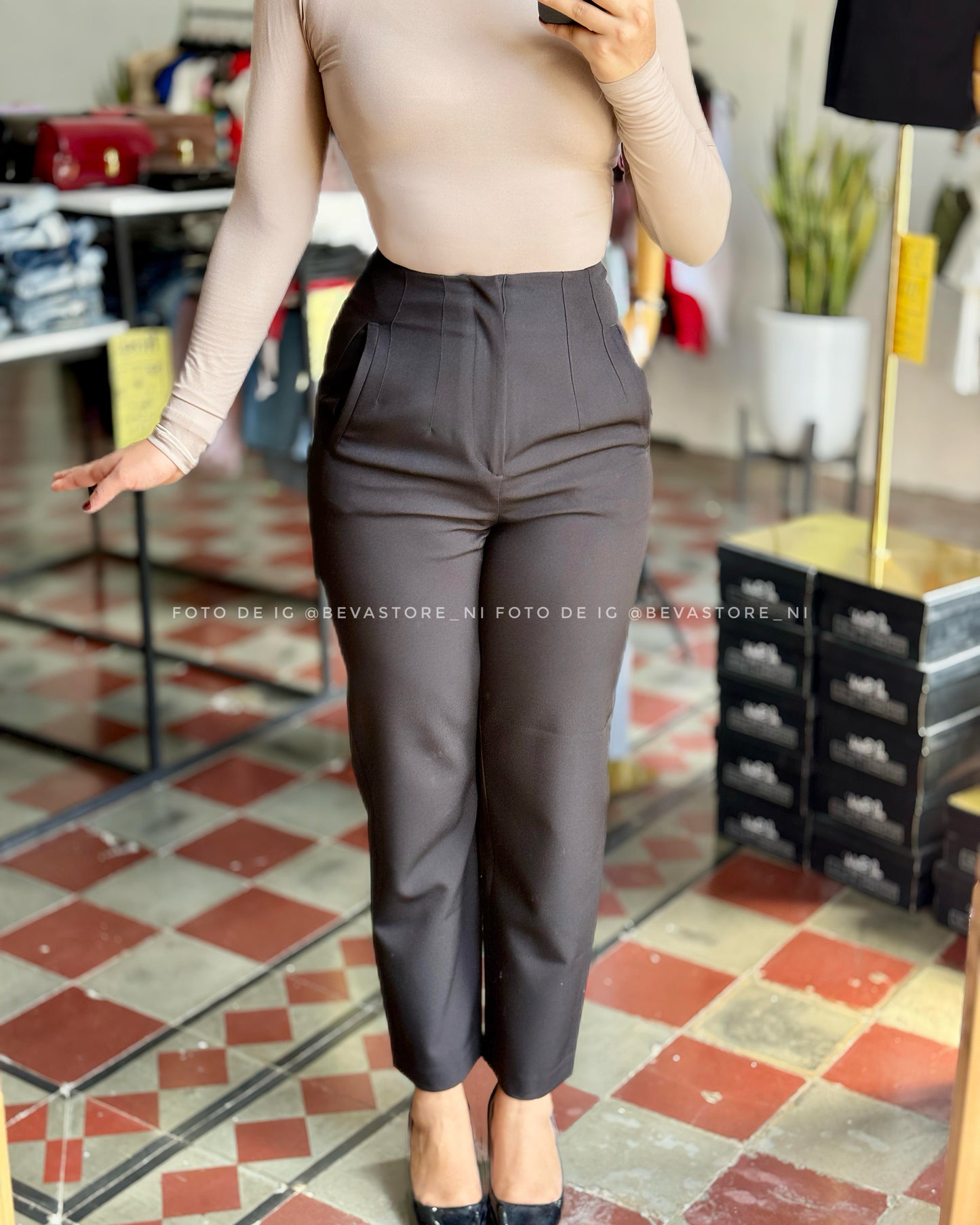 Pantalón Elizabeth negro