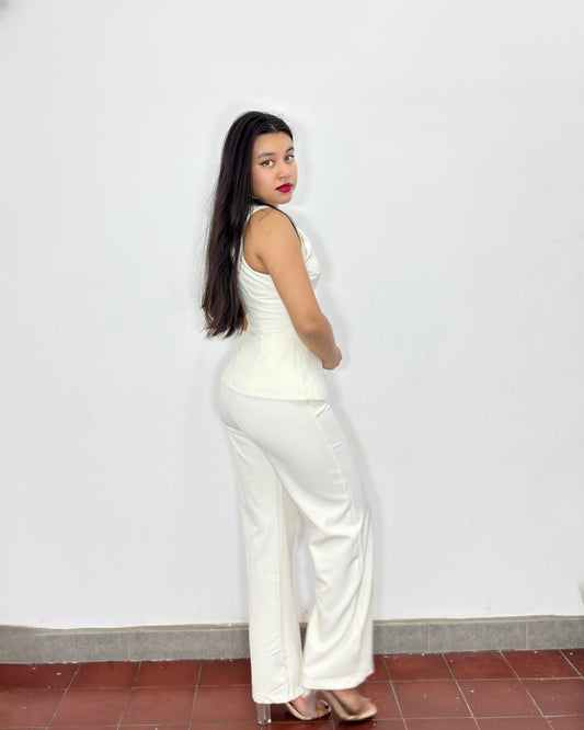 Conjunto Teresa blanco