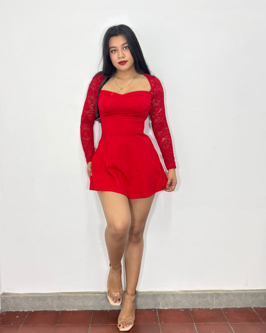 Vestido Rubí rojo
