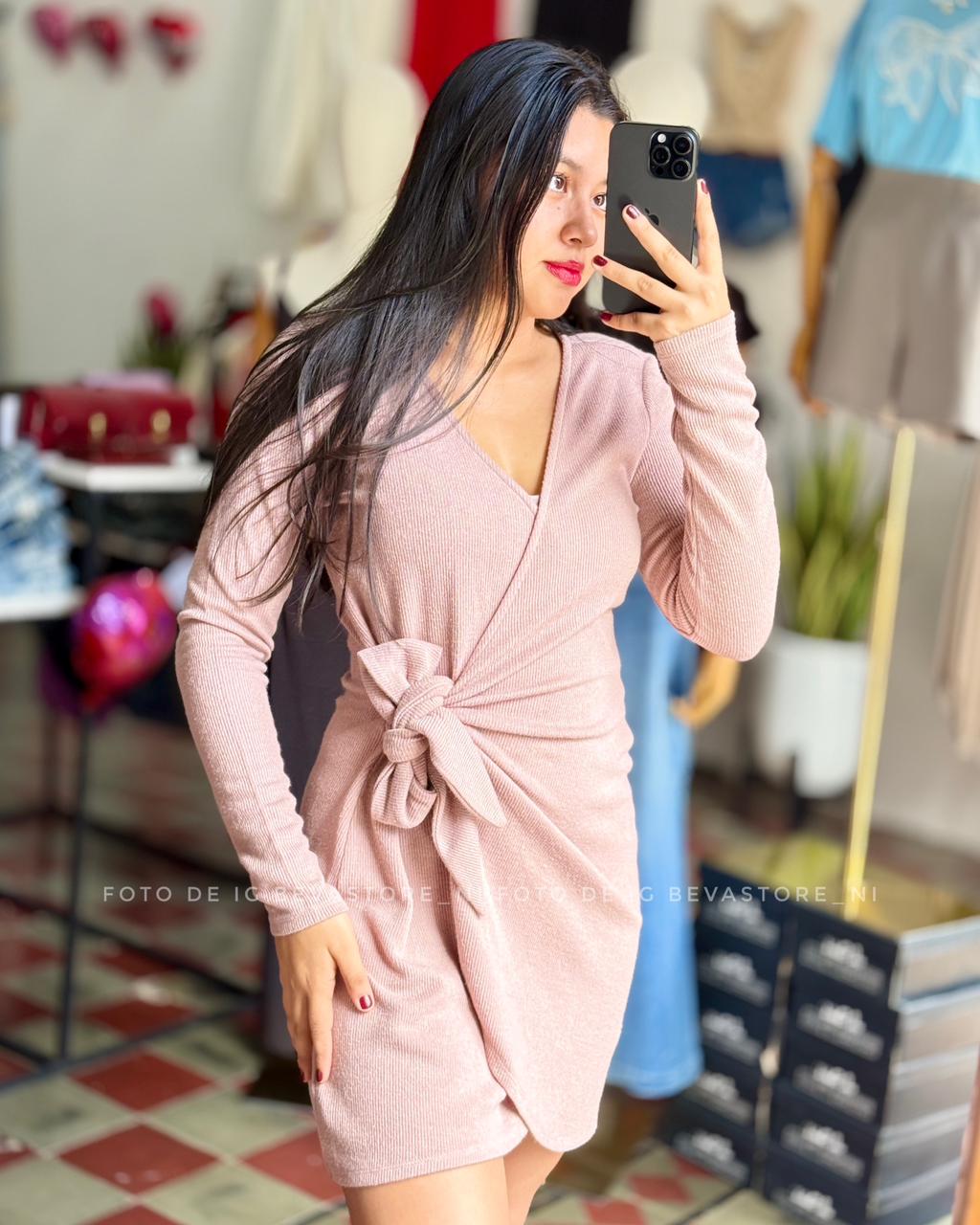 Vestido Abigail rosa