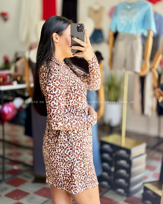 Vestido Marixa animal print