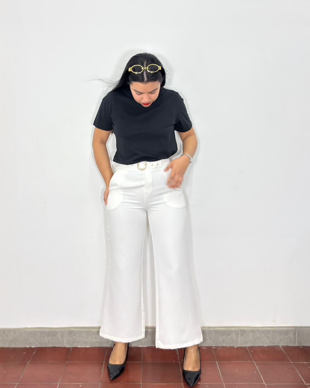 Pantalón Grecia blanco