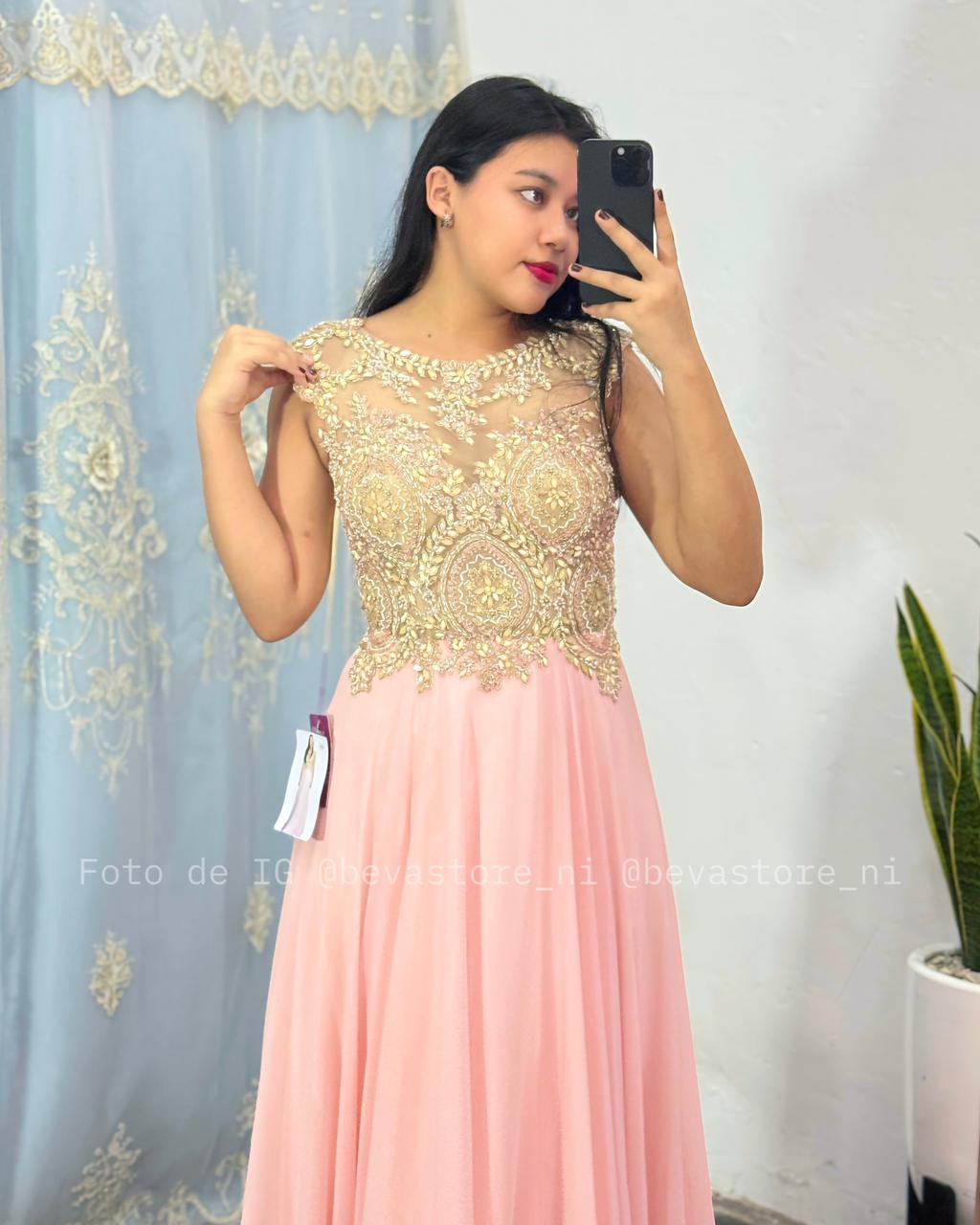 Vestido Lilian Blush Rosa