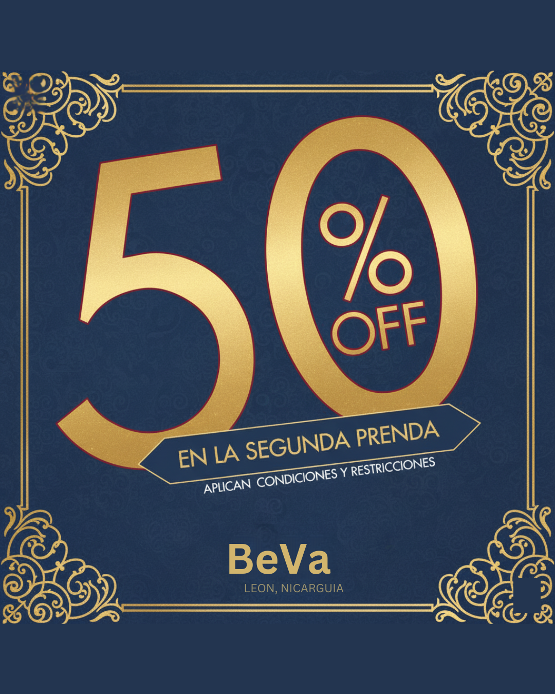 Segundo 50% OFF