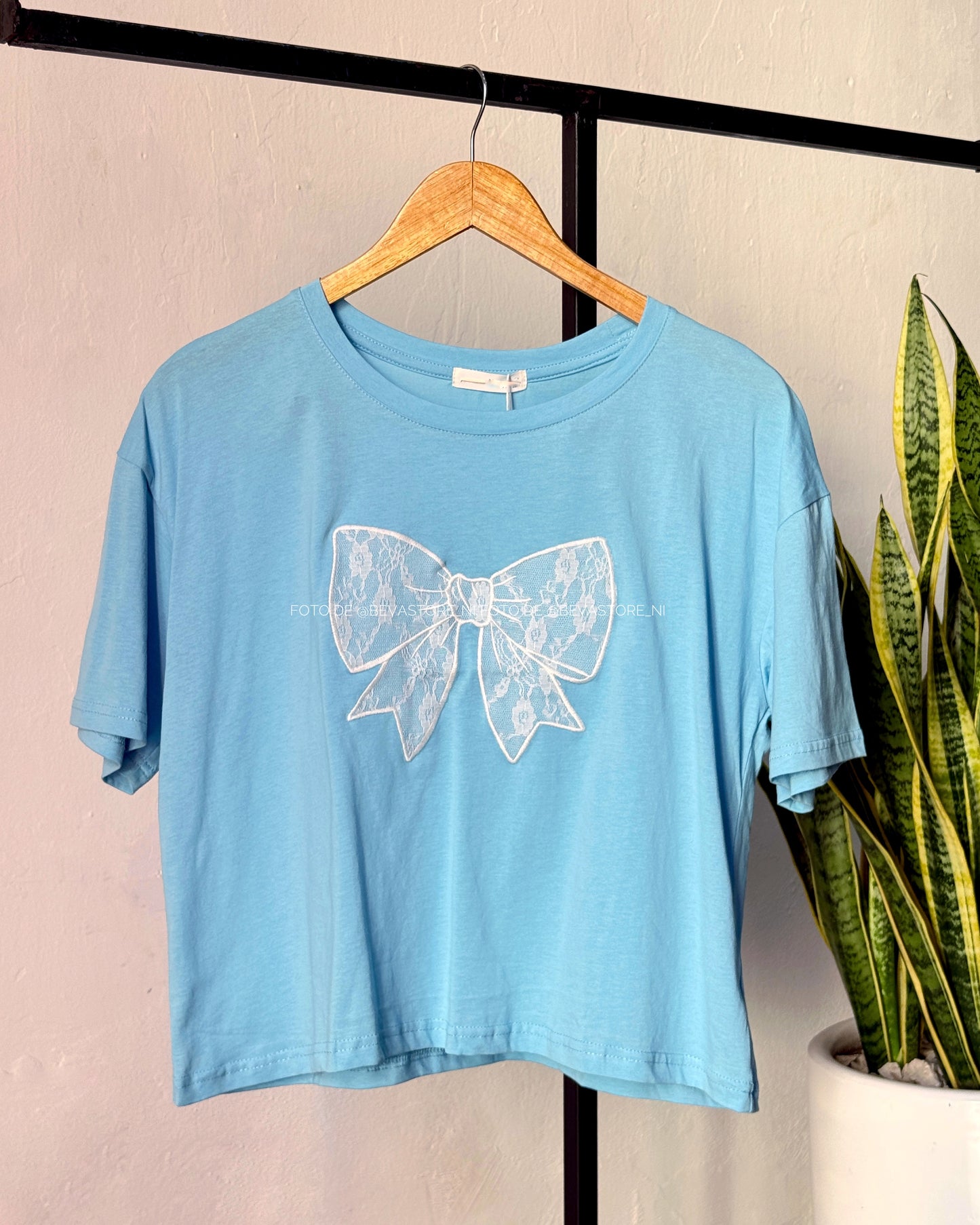 Camiseta Oversize con lazo