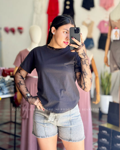 Short jeans Ana gris