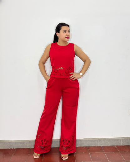 Conjunto Pamela rojo