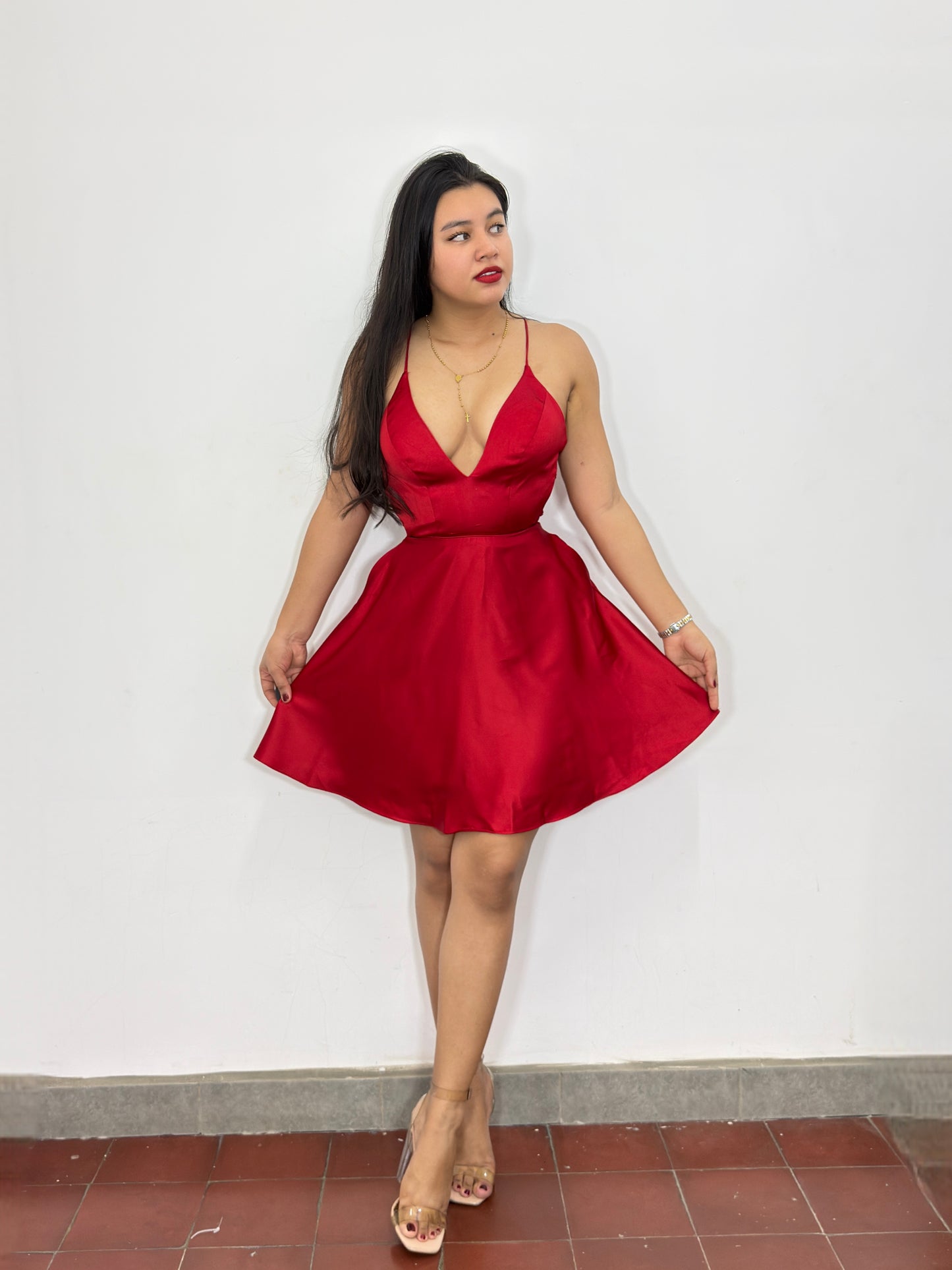 Vestido Catalina rojo