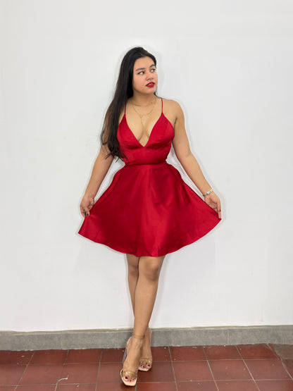 Vestido Catalina rojo