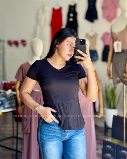Camiseta Sonia negro
