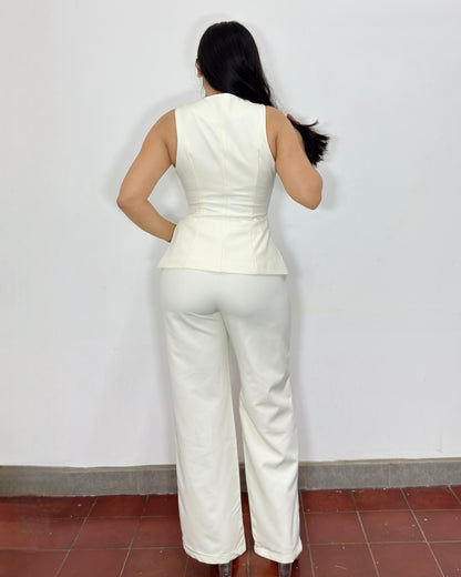 Conjunto Teresa blanco