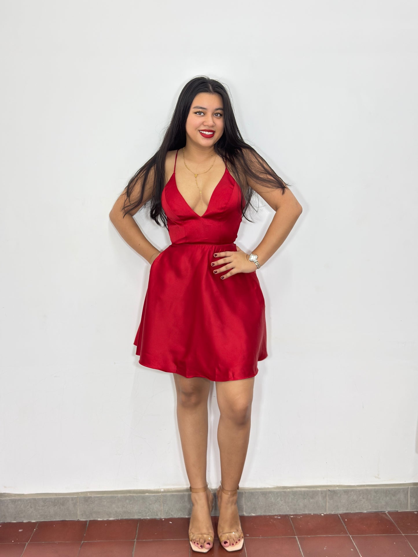 Vestido Catalina rojo