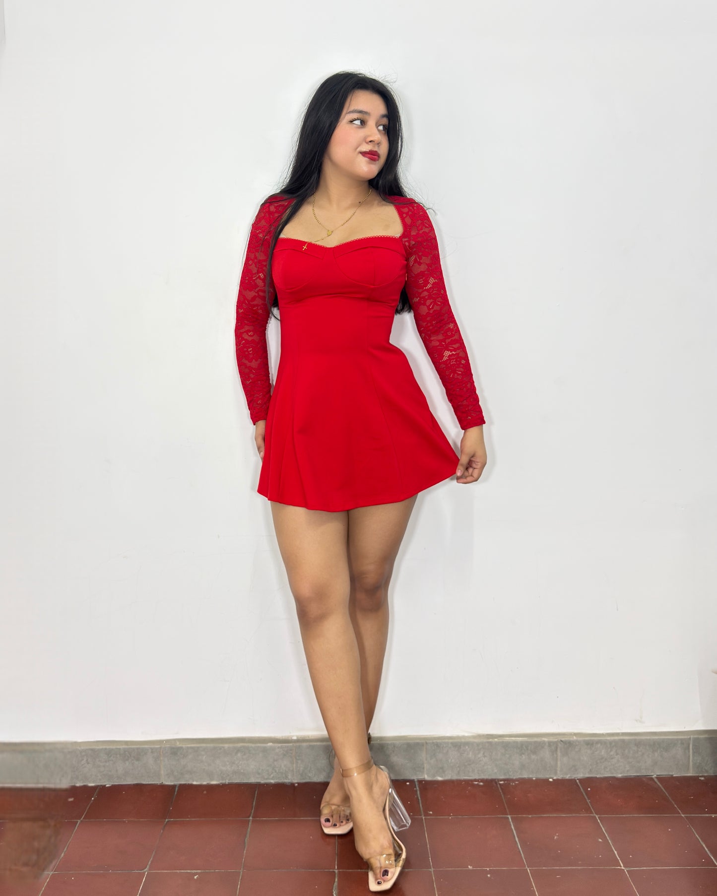 Vestido Rubí rojo