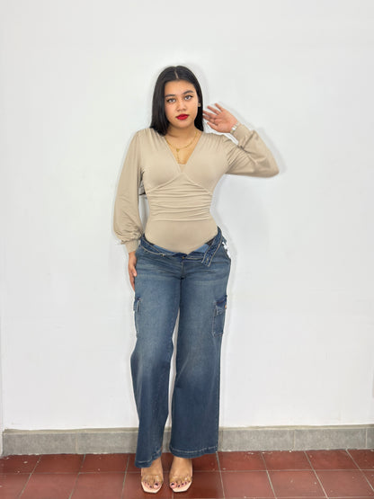 Pantalón Nicole Azul Oscuro