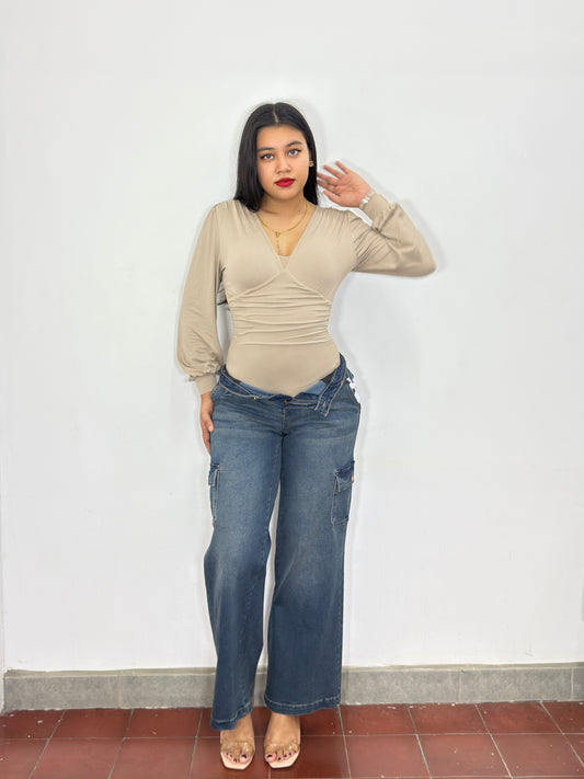 Pantalón Nicole Azul Oscuro
