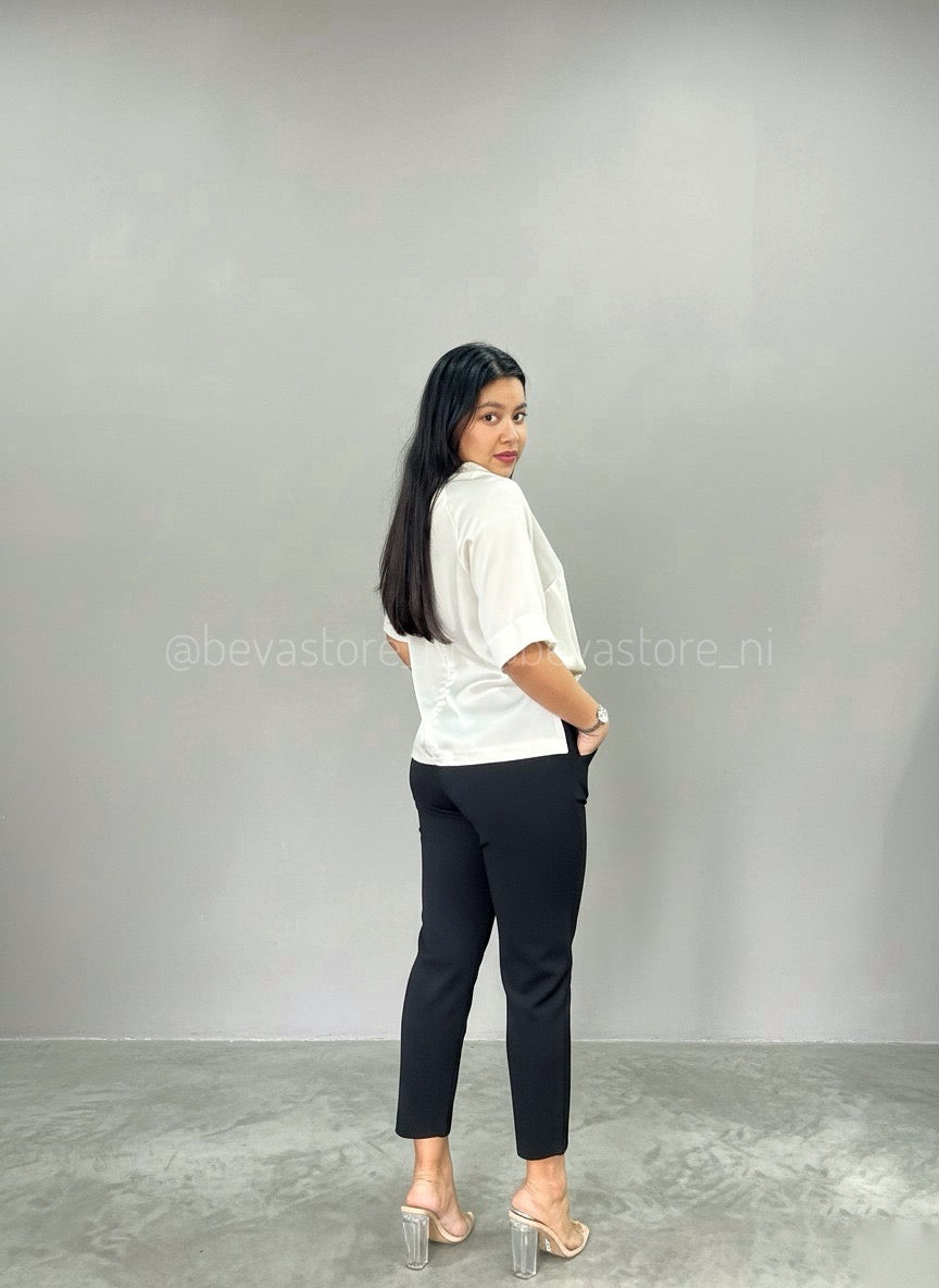 Pantalón de vestir con faja