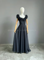 Vestido negro City Studio