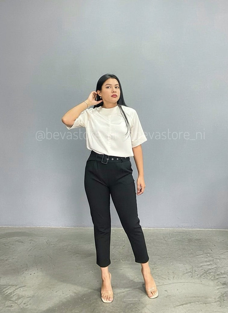 Pantalón de vestir con faja