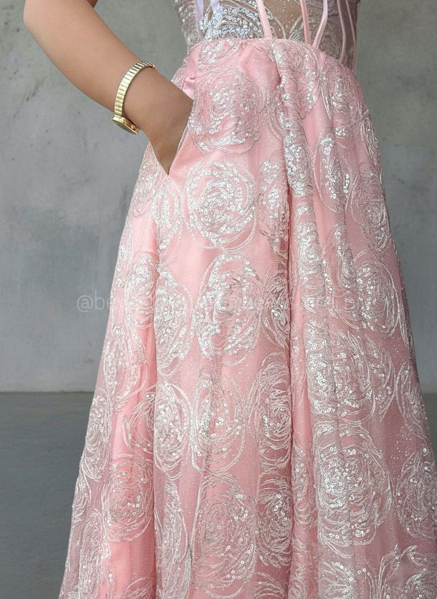 Vestido Rosa naranja Lucci Lu