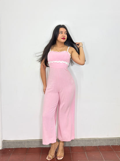 Enterizo Dariana rosa