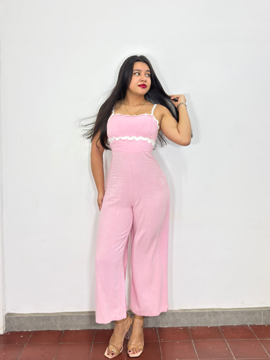 Enterizo Dariana rosa