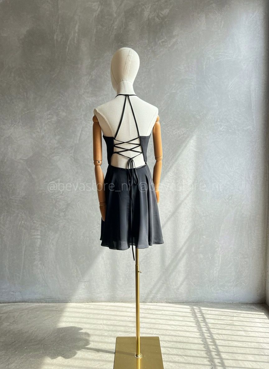 Vestido corto  Abby Paris