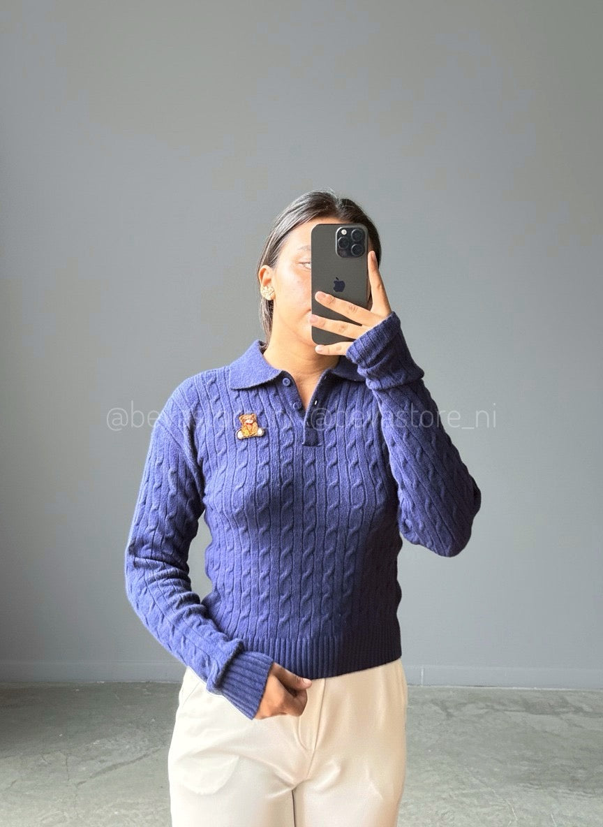 Abrigo Kassandra azul navy