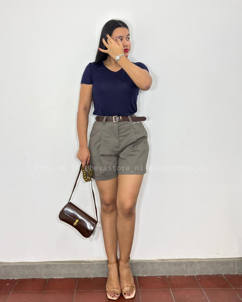 Short Angela gris