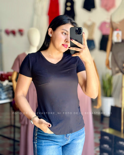 Camiseta Sonia negro