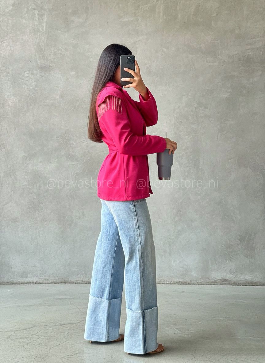 Blazer con cinturón