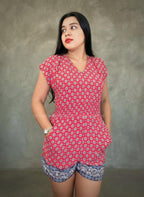 Monito rojo de estampado