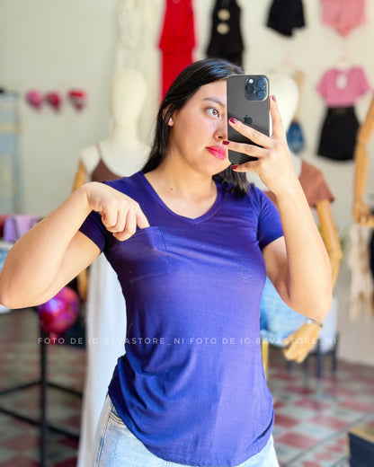 Camiseta Sonia azul navy