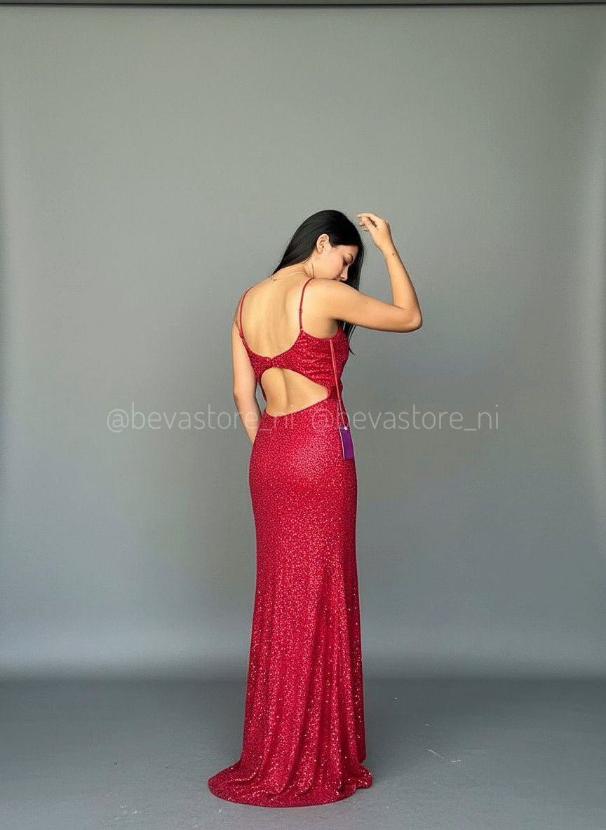 Vestido rojo Abby Paris