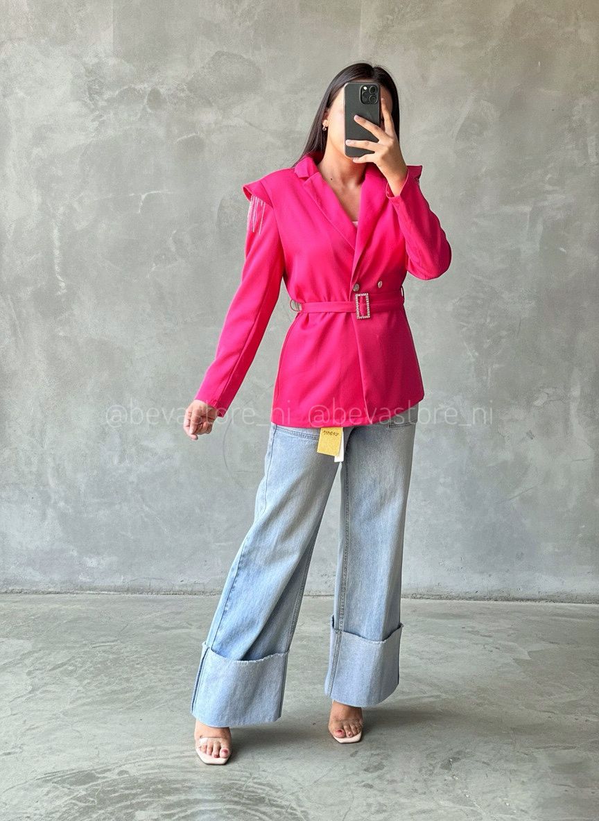 Blazer con cinturón