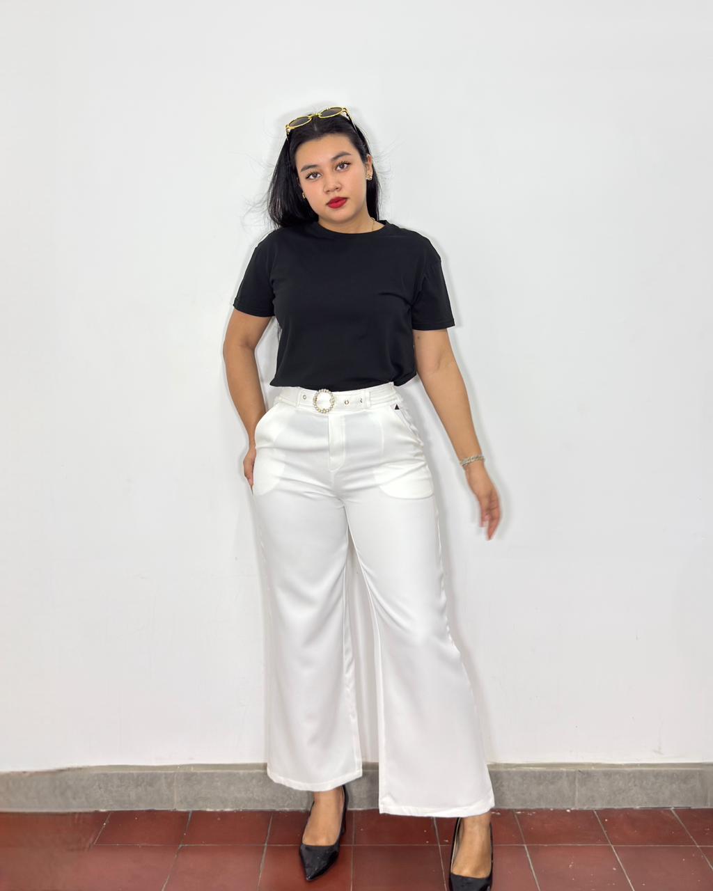 Pantalón Grecia blanco