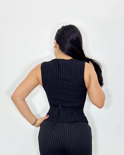 Chaleco Isayana negro