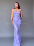 Vestido de Gala lila City Triangles