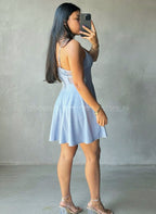 Vestido Celeste Abby Paris