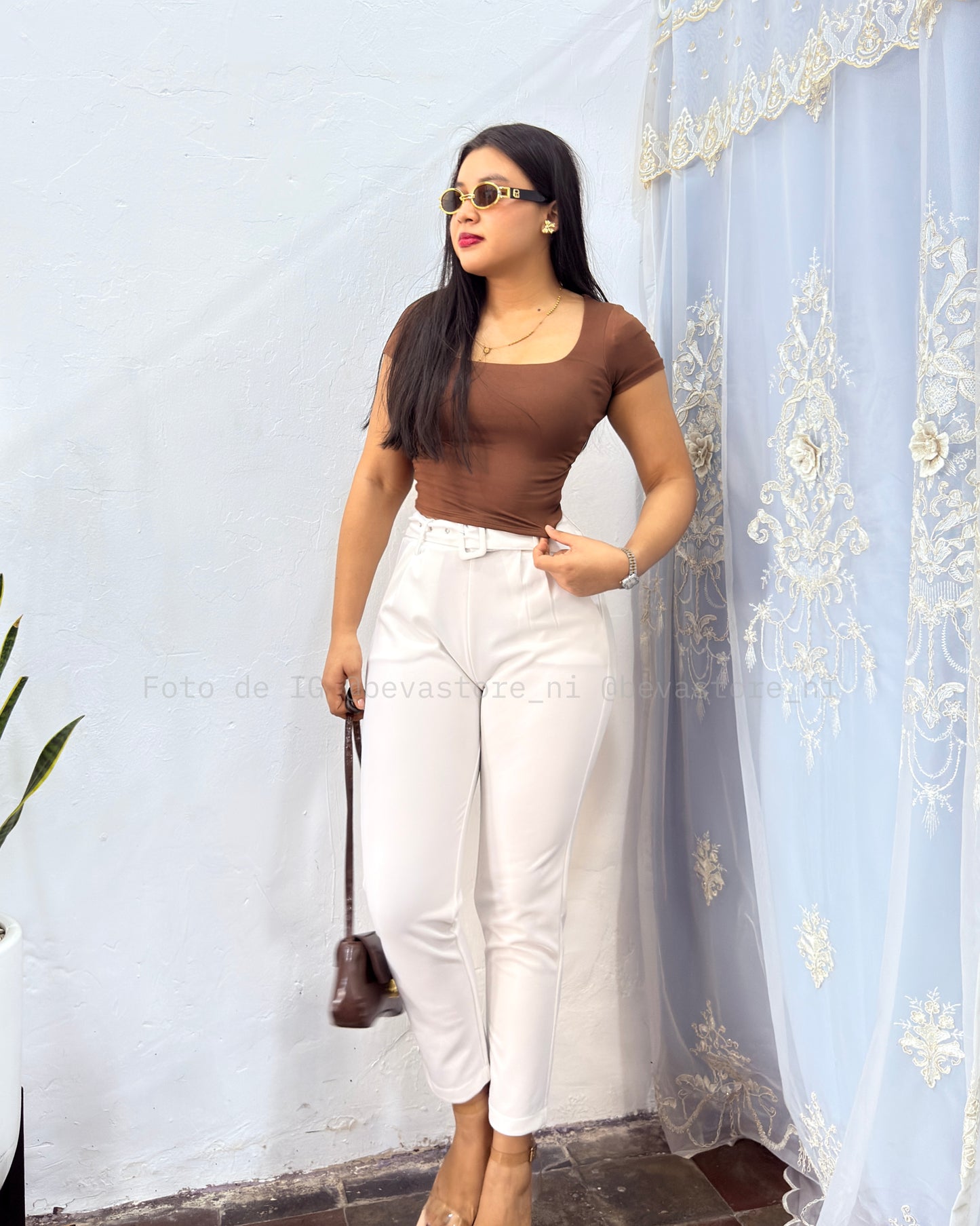 Pantalón Doris blanco