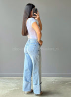 Pantalón Vibrant Wide Leg con dibladillo