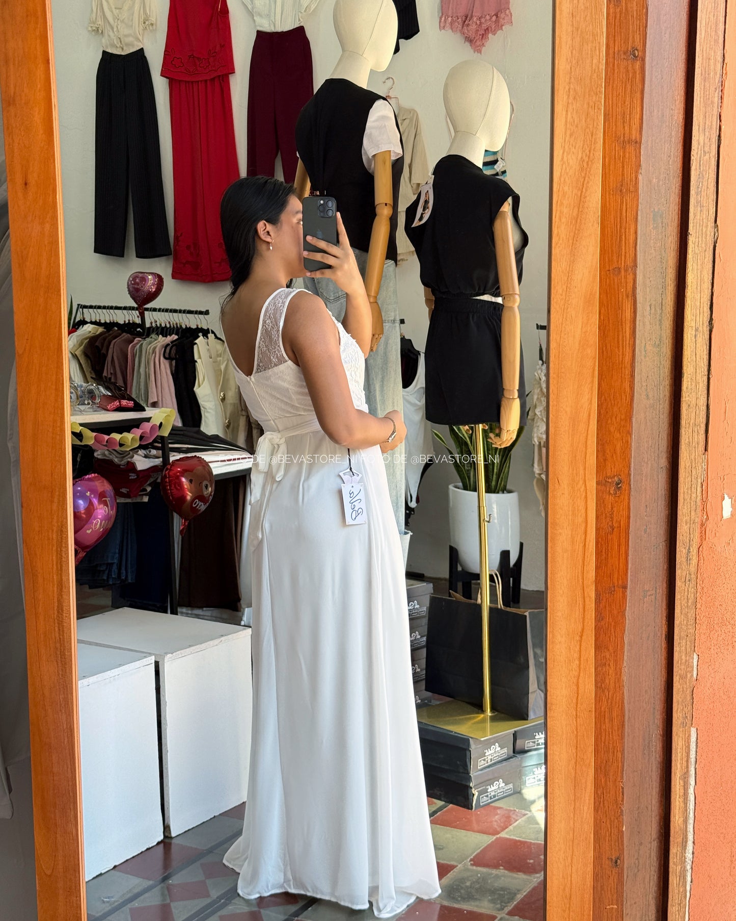 Vestido Anastacia blanco