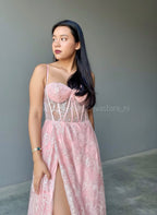 Vestido Rosa naranja Lucci Lu