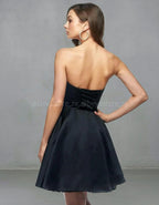 Vestido negro Abby Paris