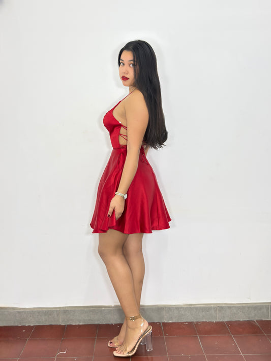 Vestido Catalina rojo
