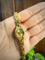 Reloj Ovalado Correa De Cuenta De Eslabones