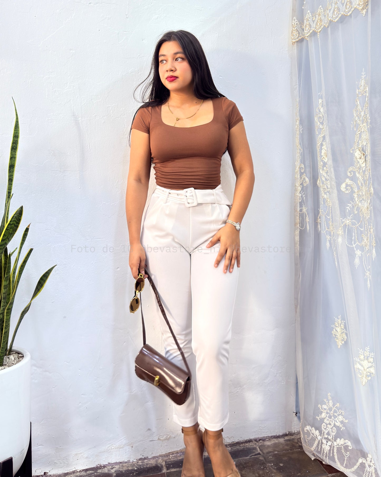Pantalón Doris blanco