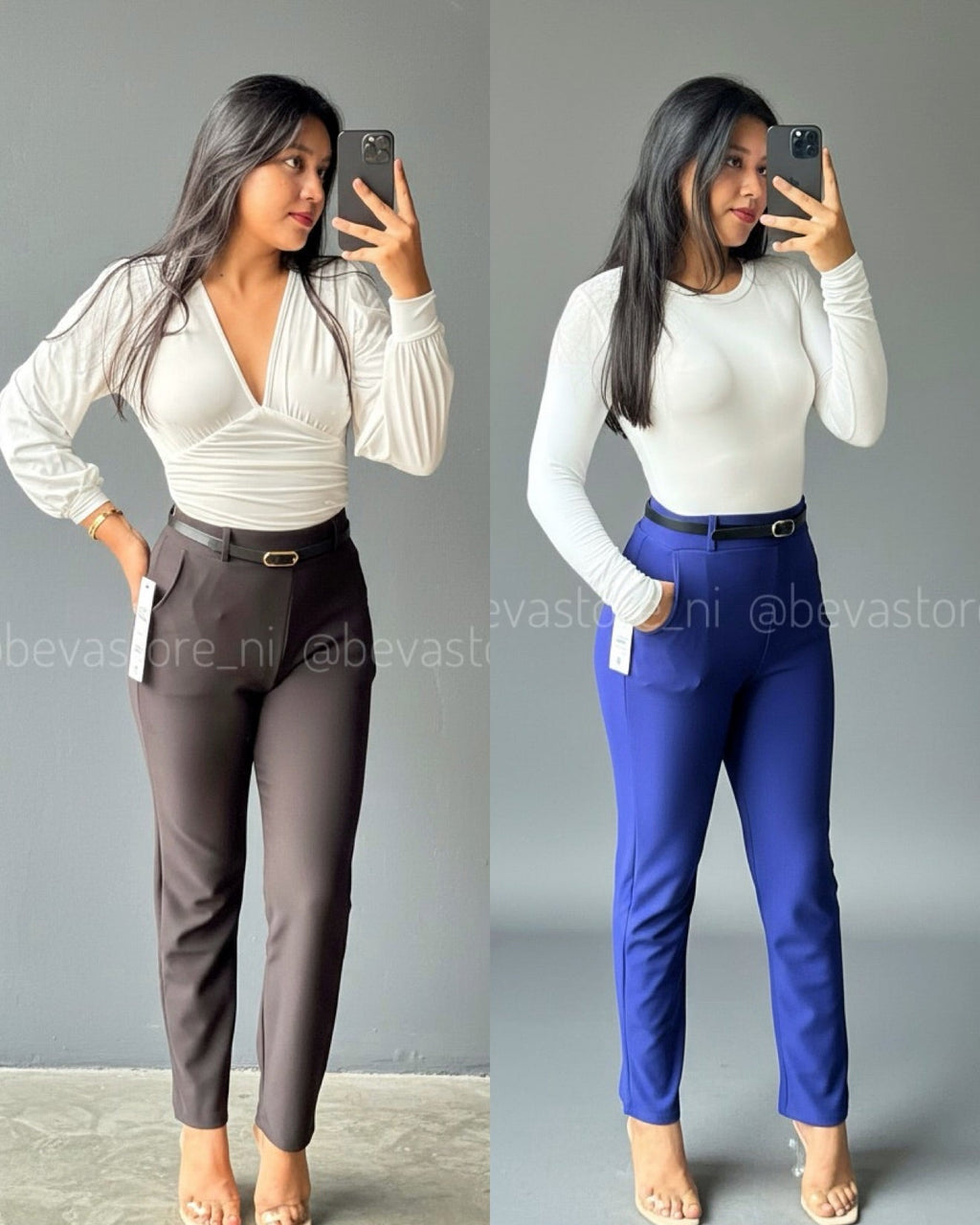 Pantalón de vestir corte recto