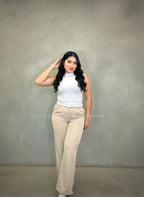 Top cuello de tortuga con perlitas